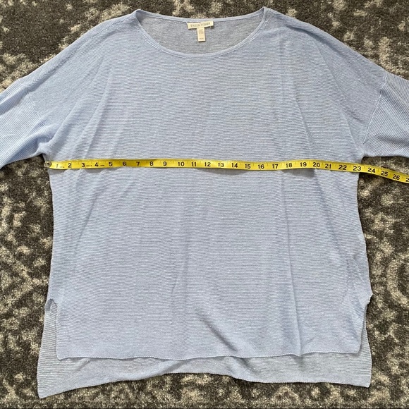 Eileen Fisher Organic Linen Knit Bateau Sweater MD - Picture 7 of 8